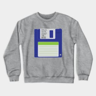 Floppy Disk (Cosmic Cobalt Colorway) Analog/ Computer Crewneck Sweatshirt